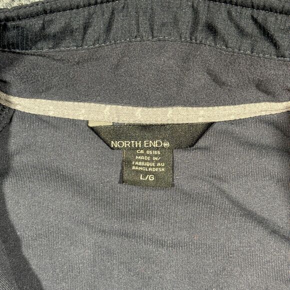 North End NWT Men's L Excursion Trail Fabric-Block Fleece Jacket Black 88215 - Picture 6 of 16